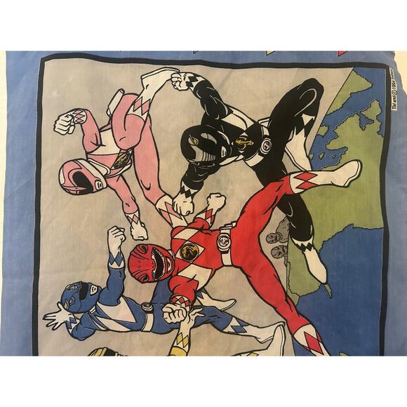 Vintage 1994 Mighty Morphin Power Rangers Pillow Case - Picture 9 of 10